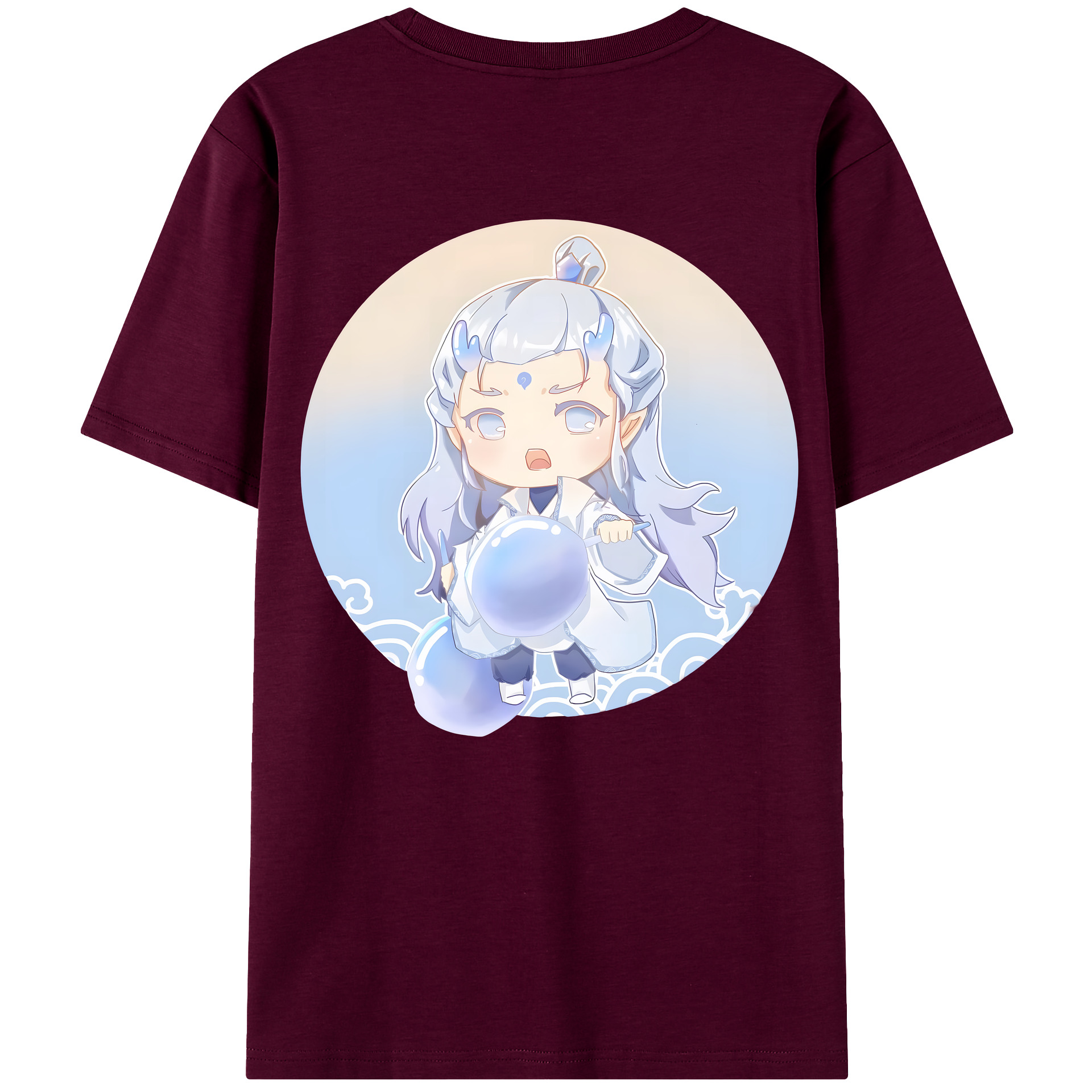 （画像用） Ne Zha 2 ナタ 魔童の大暴れ レディース半袖Tシャツ(バックプリント)
